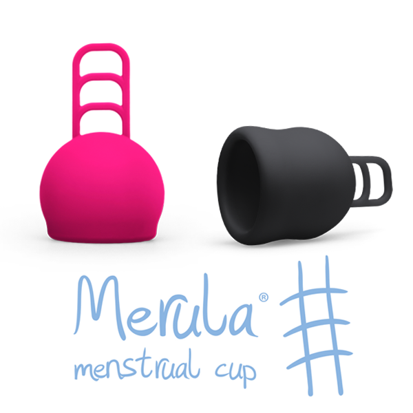 Merula Cup strawberry one Size und Merula XL Black
