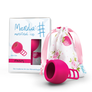 Merula Menstruationstasse "strawberry"