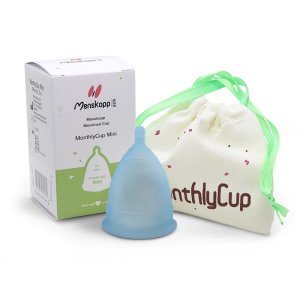 Menstruationstasse MonthlyCup MINI BLAU