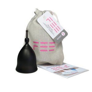 Menstruationstasse FEE SPORT Gr.2 schwarz