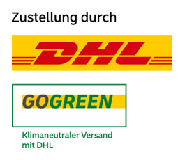 Versandarten Bloodmilla - DHL GOGREEN und Deutsche Post
